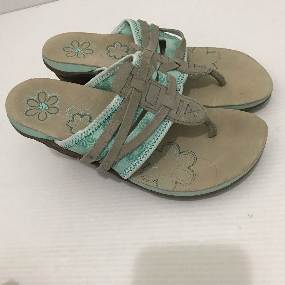 CUSHE ENTWINE WEDGE SLIDE SANDALS EURO Size 7